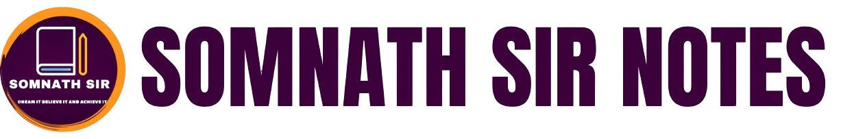 Somnath Sir Notes